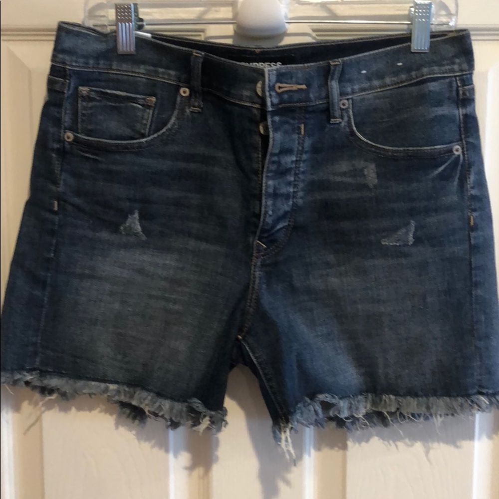 Vintage high rise denim short